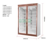 超市冰柜里的猪肉冷藏柜如何保鲜