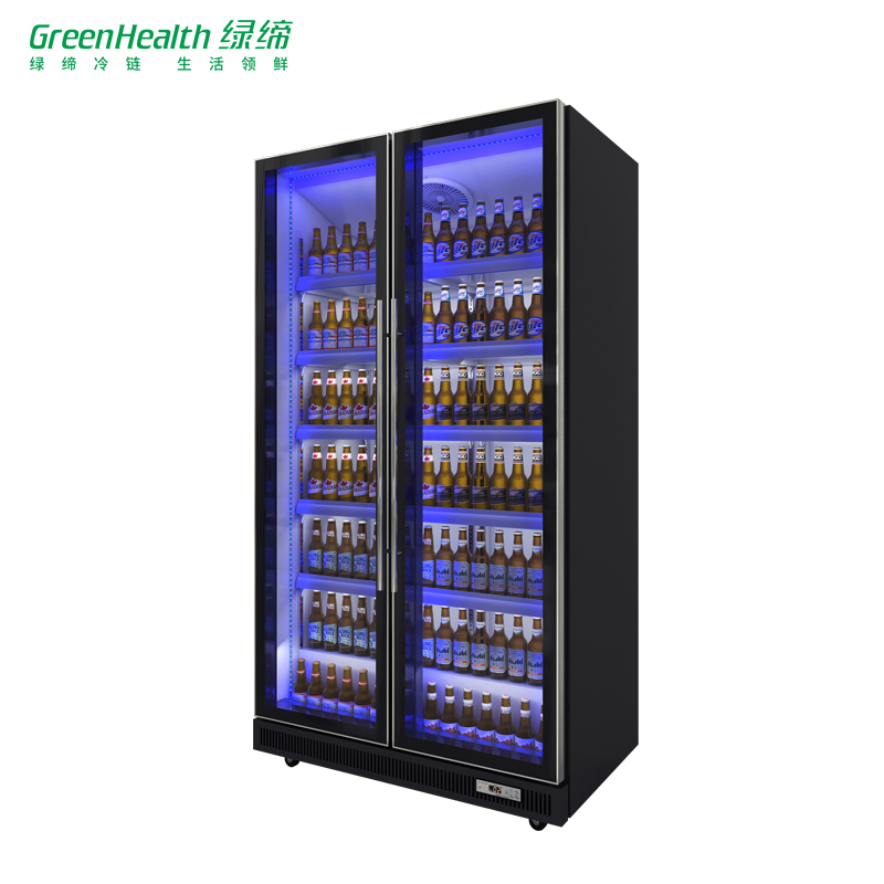 蓝光炫黑款平头展示柜